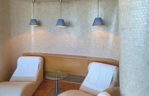 Zona de relax después de los masajes en el Spa Las Arenas